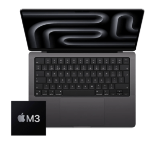 MacBook Pro 14-inch M3 8-Core CPU, 10-Core GPU-8GB RAM-512GB SSD (2023)- Space Grey - Grade A Certified Pre-owned