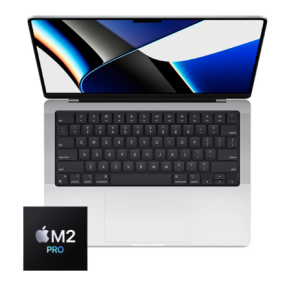 MacBook Pro 14-inch M2 Pro 12-Core CPU, 19-Core GPU-16GB RAM- 1TB (2023)- Silver - Grade A+ Certified Pre-owned