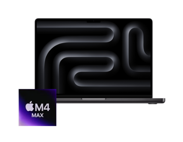 MacBook Pro 14-inch M4 Max 14-Core CPU, 32-Core GPU - 36GB RAM - 1TB SSD (2024) - Space Black - Grade A+ Certified Pre-owned (Apple Warranty)