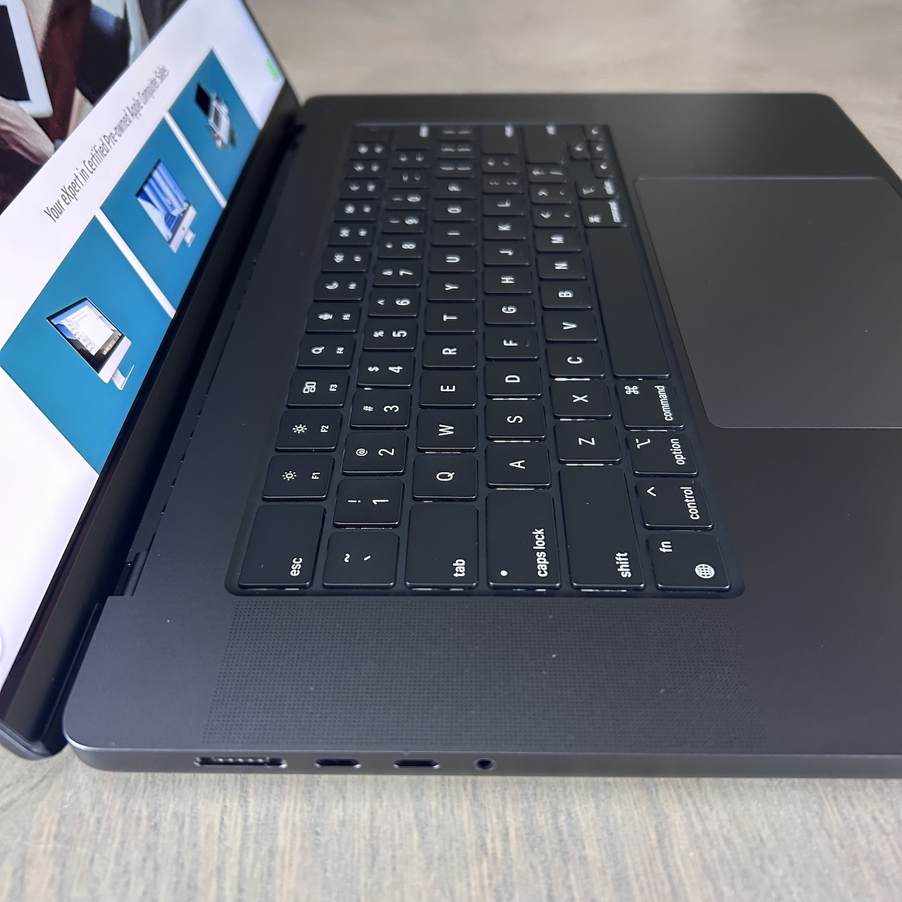 MacBook Pro 16-inch M4 Max 14-Core CPU, 32-Core GPU-36GB RAM-1TB SSD (2024) - Space Black - Grade A+ Certified Pre-owned (Very low Battery Cycle Count, Extended Warranty!) - Image 5