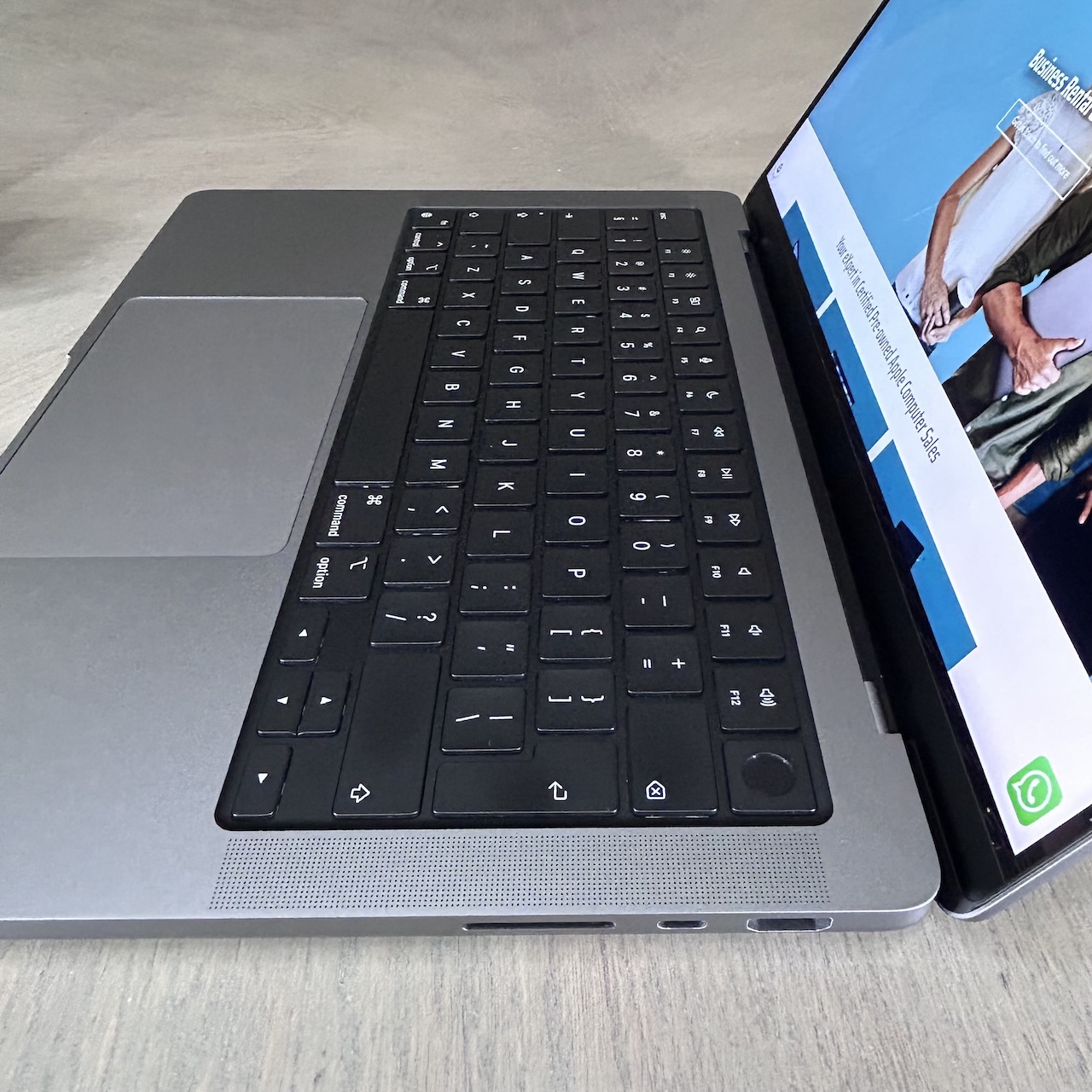 MacBook Pro 14-inch M2 Max 12-Core CPU, 30-Core GPU-32GB RAM-1TB SSD (2023) - Space Grey - Grade A+ Certified Pre-owned (Near Mint Condition, Extended Warranty!) - Image 6