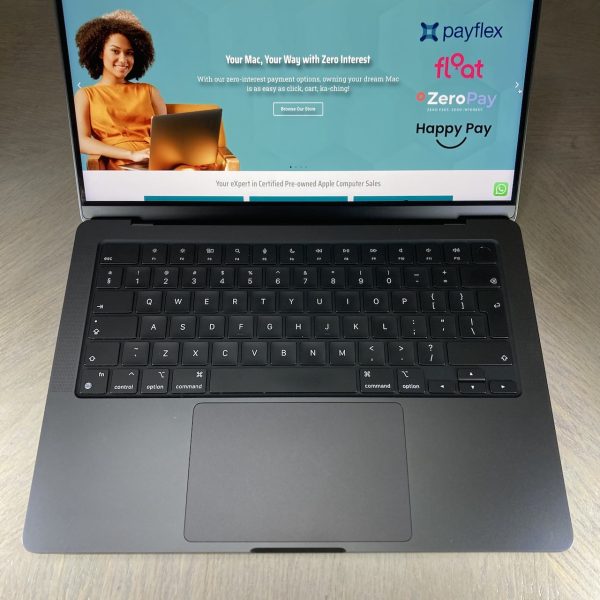 MacBook Pro 14-inch M3 Pro 11-Core CPU, 14-Core GPU-18GB RAM-512GB SSD (2023)- Space Black - Grade A+ Certified Pre-owned (Original Box) - Image 4