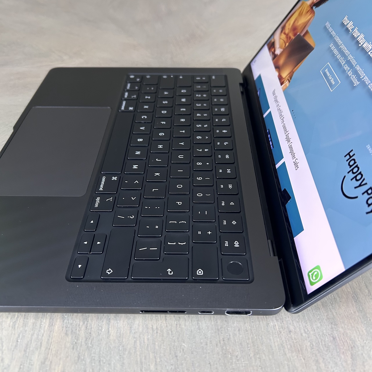 MacBook Pro 14-inch M4 Pro 14-Core CPU, 20-Core GPU-24GB RAM-1TB SSD (2024)- Space Black - Grade A+ Certified Pre-owned (Balance of Apple Warranty!) - Image 6