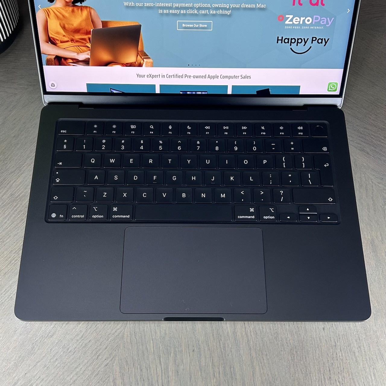 MacBook Pro 14-inch M5 10-Core CPU, 10-Core GPU-16GB RAM-512GB SSD (2025)- Space Black - Grade A+ Certified Pre-owned (Balance of Apple Warranty!) - Image 4