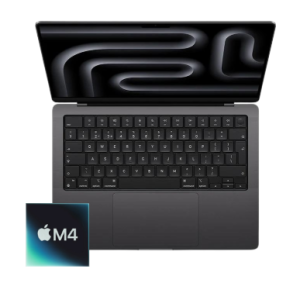 MacBook Pro 14-inch M4 10-Core CPU, 10-Core GPU - 16GB RAM - 512GB SSD (2024) - Space Black - Grade A Certified Pre-owned (Low Cycle Count)