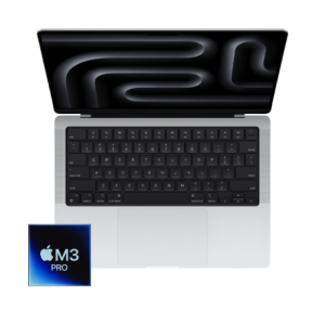 MacBook Pro 14-inch M3 Pro 11-Core CPU, 14-Core GPU-18GB RAM-512GB SSD (2023)- Silver - Grade A+ Certified Pre-owned
