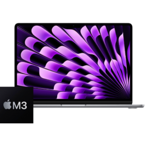 MacBook Air 13-inch M3 8-Core CPU, 8-Core GPU - 16GB Unified RAM - 256GB (2024) - Space Grey - Grade A+ Certified Pre-owned
