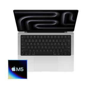 MacBook Pro 14-inch M5 10-Core CPU, 10-Core GPU - 16GB RAM - 512GB (2025) - Silver - Grade A+ Certified Pre-owned (Demo Unit, Balance of Apple Warranty)