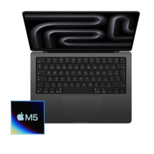 MacBook Pro 14-inch M5 10-Core CPU, 10-Core GPU-24GB RAM-1TB SSD (2025)- Space Black - Grade A+ Certified Pre-owned (Balance of Apple Warranty!)