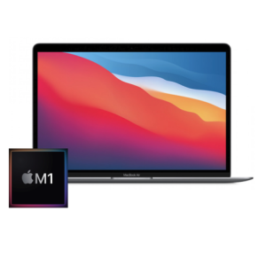 MacBook Air 13-inch M1 8-Core CPU, 7-Core GPU - 8GB Unified RAM - 256GB - Space Grey - Grade A+ Certified Pre-owned (Original Packaging, Mint Condition!)