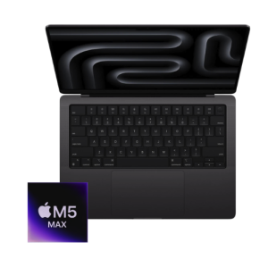 MacBook Pro 14-inch M5 Max 18-Core CPU, 32-Core GPU-36GB RAM-2TB SSD (2026)- Space Black - Grade A+ Certified Pre-owned (Balance of Apple Warranty!)