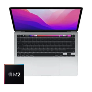 MacBook Pro 13-inch M2 8-Core CPU, 10-Core GPU - 8GB Unified RAM - 256GB (2022)- Silver - Grade A Certified Pre-owned