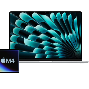 MacBook Air 15-inch M4 10-Core CPU, 10-Core GPU - 24GB Unified RAM - 512GB (2025) - Silver - Grade A+ Certified Pre-owned (Mint Condition, Balance of Apple Warranty)